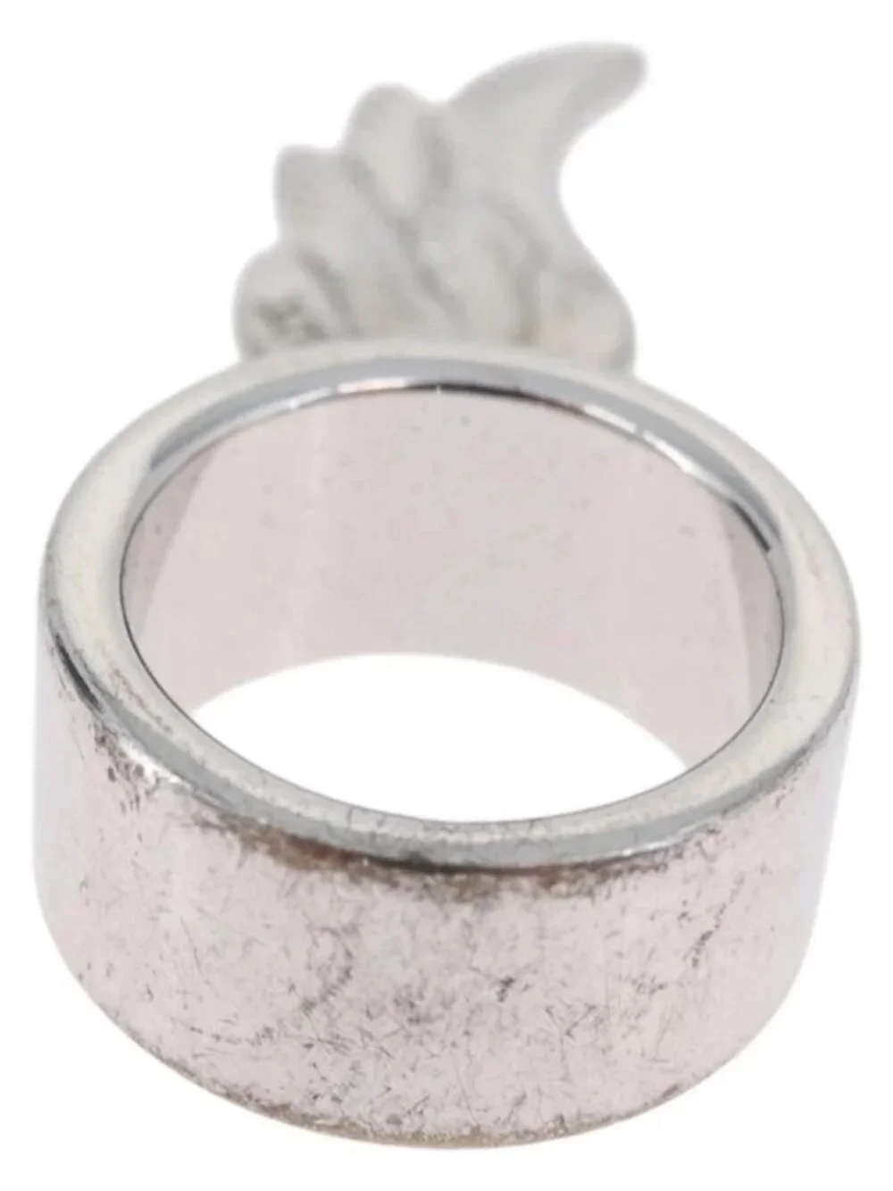Christian Dior Ring metal Silver Auth BA11378